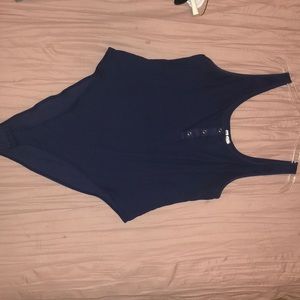 Dark navy body suit